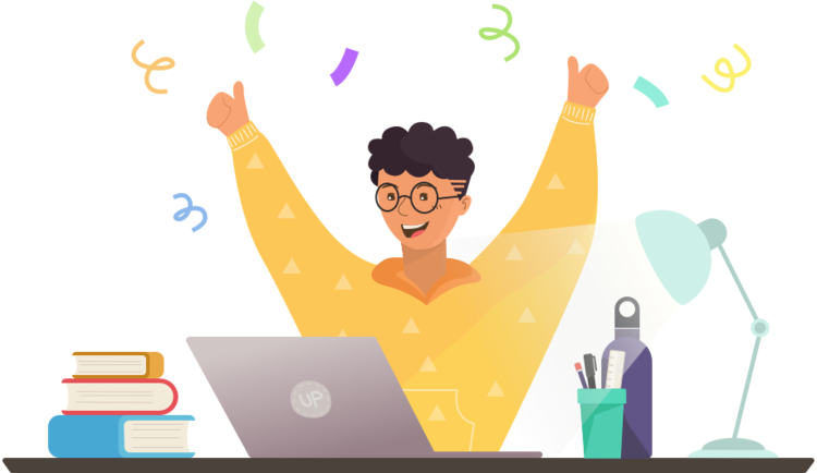 Student learning online